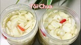 Cách làm Tỏi Ngâm Giấm Trắng Giòn để được lâu không bị xanh, không hăng tỏi. Pickled garlic