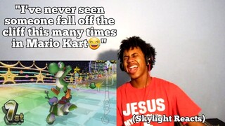 A Win Is A Win! | I Played Mario Kart 150cc Until I Beat Rainbow Road | (Skylight Reacts)