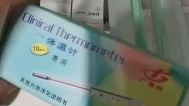 หาซื้อเทอร์โมมิเตอร์สำหรับคนไม่ได้ ก็เลยต้องซื้อแบบสัตว์มาแทน