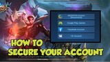 HOW TO SECURE YOUR ACCOUNT IN MOBILE LEGENDS | 2020 TUTORIAL