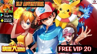 Elf Adventure Gameplay Free VIP 20 - Pokemon RPG Game Andr0id