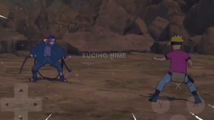BORUTO KARMA VS HANZO - NXB STORM CONNECTION ANDROID GAMEPLAY