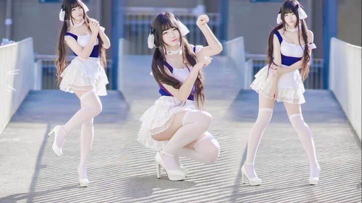 Don't let this innocent little white kitty get away—she walks with catlike grace and charm!