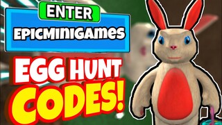 ALL NEW SECRET *EGG HUNT* UPDATE OP CODES In Epic Minigames codes 2022!