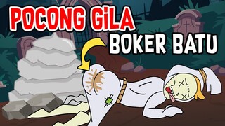 POCONG GILA, BOKER BATU - KARTUN LUCU HANTU BOKER TERBARU