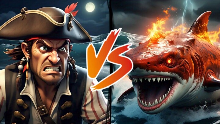 ¡El tiburón de fuego nos ataca! 🦈🔥 - Sea of Thieves Gameplay