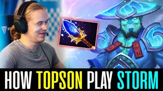 How TOPSON play STORM SPIRIT against FULL COUNTER PICKED