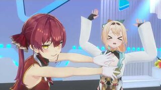 サラシで手を拭いて行かれた先輩。【風真いろは/宝鐘マリン/ホロライブ】
