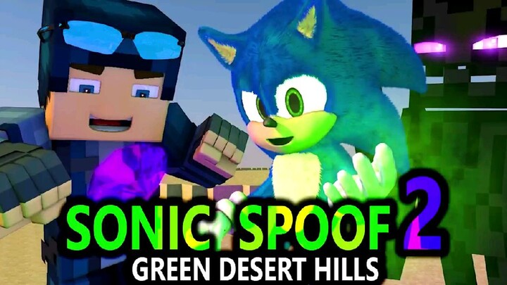 SONIC SPOOF 2 GREEN DESERT HILLS ZONE (reupload) Minecraft Animation Series Season 1