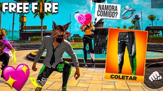 PROCURANDO INTERESSEIRAS COM A NOVA CALÇA ANGELICAL VERDE NO FREE FIRE!