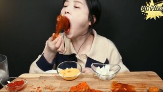 Gà rán và đùi gà nướng tẩm gia vị sốt cay 6 #amthuc