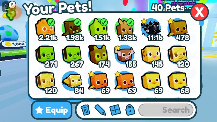 Roblox pet simulator game