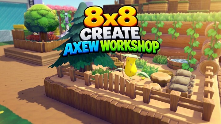 Building Axew 8x8 Habitat in Pokemon Pokopia