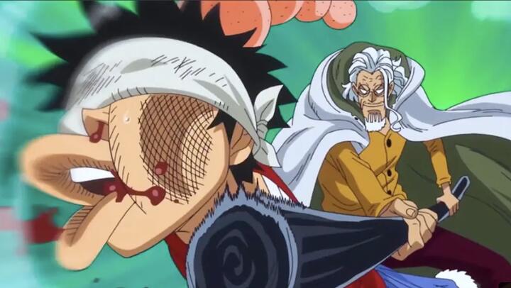 [OP HIGHLIGHT] Rayleigh instructs Luffy in the use of Haki