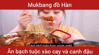 Ăn Bạch Tuộc Xào Cay Và Canh Tương Đậu
