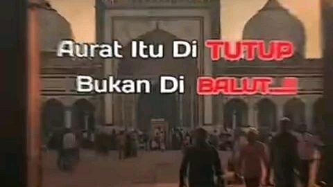 AURAT DI TUTUP, BUKAN DI BALUT 🗿