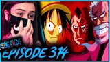 LUFFY'S FAMILY REVEALED! MONKEY D. DRAGON! - One Piece Episode 314 REACTION (Post Enies Lobby)