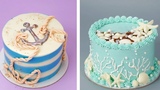 ไอเดียแต่งเค้กสีฟ้าน่ารักๆ 💙 สูตรเค้กที่ดีที่สุดสำหรับวันหยุดสุดสัปดาห์ | สูตรเบเกอรี่ง่าย ๆ