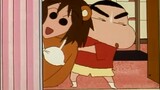 "Crayon Shin-chan" cried bitterly and was so hungry that he couldn't sleep. Shin-chan didn't dare no