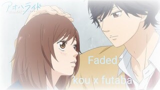 faded||blue spring ride amv||kou x futaba||manga spoilers