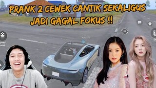 PRANK 2 CEWEK CANTIK SEKALIGUS DI TOURNAMENT LITA , MALAH JADI GAGAL FOKUS !! - PUBG MOBILE