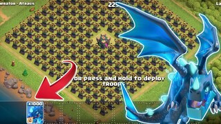 1000 Electro Dragon vs Air Defense (Clash of Clans)