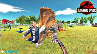 WHO can RUNAWAY FROM DINOS in JURASSIC PARK | ARBS - Animal Revolt Battle Simulator