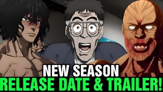 KENGAN ASHURA SEASON 4 RELEASE DATE & TRAILER UPDATES - Kengan Ashura Season 2 Part 2!