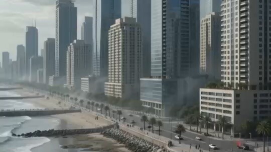 Tsunami #AI VIDEO