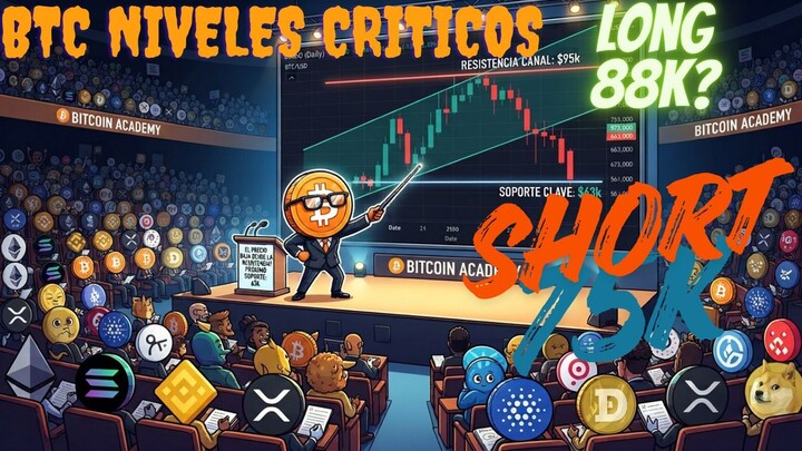 Livetrading BITCOIN HOY, en punto crítico tras tocar 80K: ¿Rebote a 95K o liquidación a 75K?