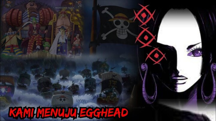 GRAND FLEET LUFFY MENUJU EGGHEAD⁉️PERAN HANCOOK⁉️| [NUNGGUIN] ONE PIECE 1094 | SPOILER OP 1094