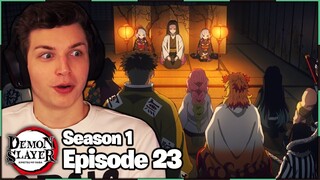 THE HASHIRA MEETING!! | Demon Slayer Episode 23 REACTION