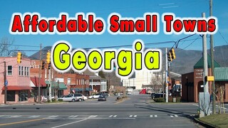 10 Nice and Affordable Towns in Georgia, USA.