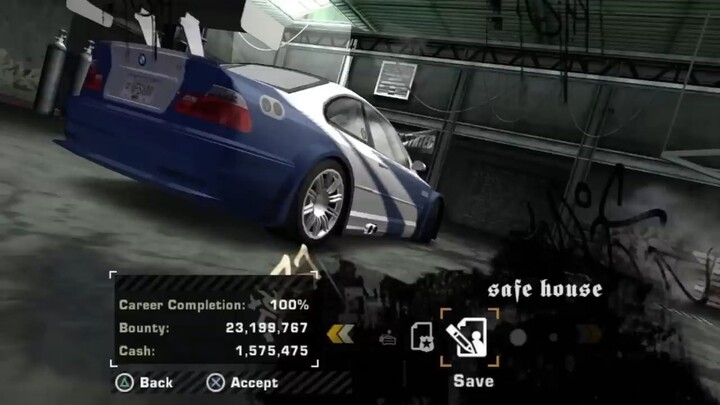 Gw Menamatkan 100% Challenge Series NFS Most Wanted PS2 !