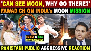 'CAN SEE MOON, WHY GO THERE?' | FAWAD CH ON INDIA's MOON MISSION | PAK REACTION ON INDIA |SANA AMJAD