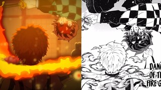 Demon Slayer Fan Animation vs Manga Comparison