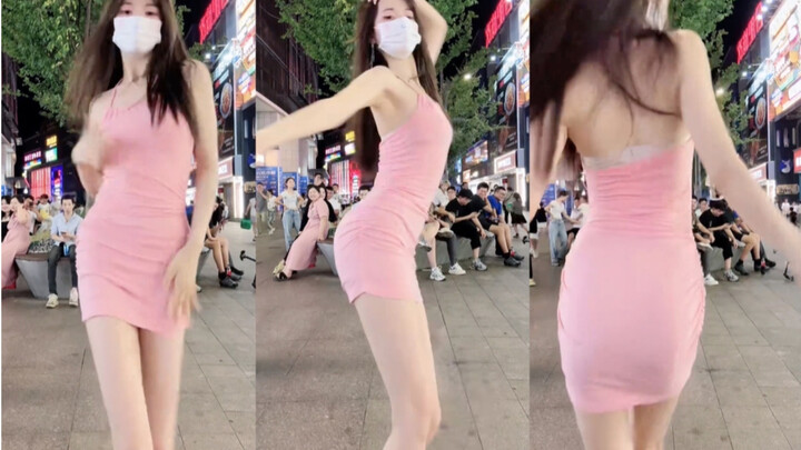 Rok pinggul strappy pink outdoor, adik Smart yang seksi dan mempesona telah hadir!