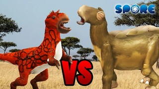 Carnotaurus vs Iguanodon | Dinosaur Deathmatches [S4E11] | SPORE