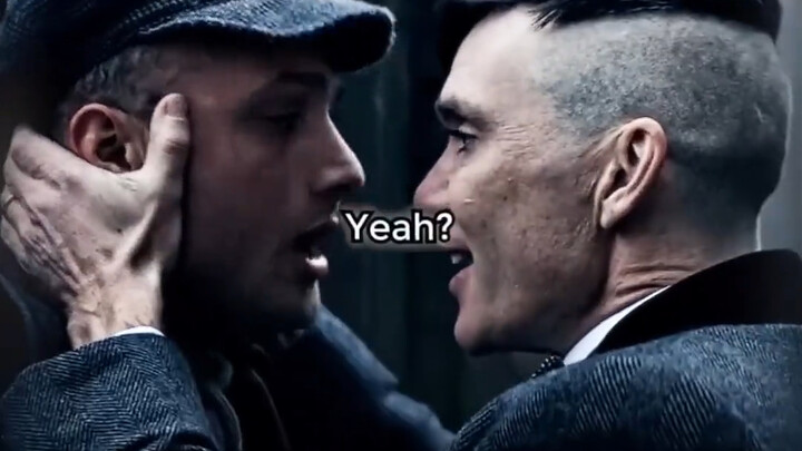 How much trust must you have to calmly hand your gun to Tommy even in a moment of acute stress!