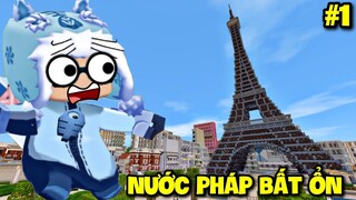 PHÁT HIỆN TỔ CHỨC ÁO ĐEN Ở PARIS - TẬP 1: MEOWPEO 1 NGÀY DU LỊCH ĐẾN NƯỚC PHÁP TRONG MINI WORLD