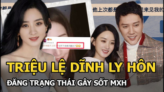 Triệu Lệ Dĩnh bị soi từng đăng trạng thái ẩn ý trước 3 tháng khi tuyên bố ly hôn