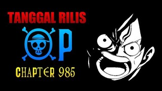 Tanggal Rilis dan Pembahasan One Piece Chapter 985