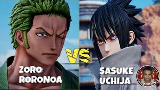 JUMP FORCE - BATTLE FOR THE BEST SWORDMAN ZORO RORONOA VS. SASUKE UCHIJA