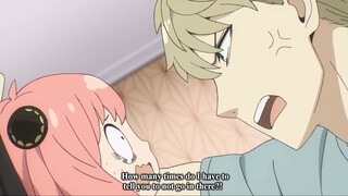 "Anya hate father and mother, Anya will runaway" Loid Snapped atAnya Spy X Family Episode 12