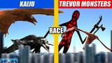 Kaiju vs Trevor Monsters Race 2 | SPORE
