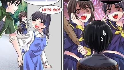 [Teks bahasa Inggris/komik audio] Teman sekelas dan kekasih masa kecilku berubah menjadi yandere dan