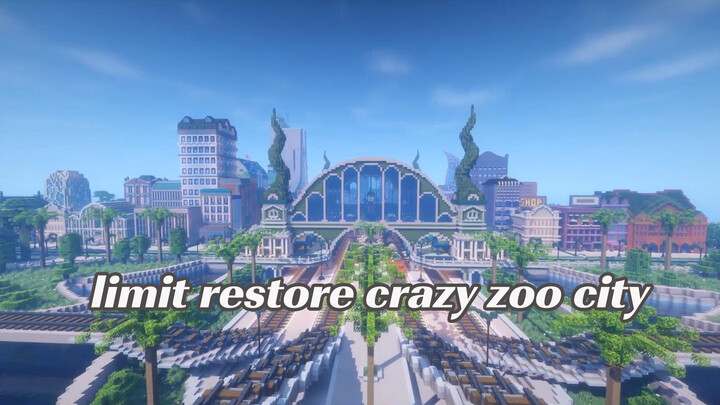 An Ultimate Reproduction of Zootropolis in Minecraft