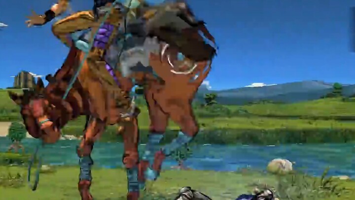 [JOJO ASBR Star Wars R 1.5.0] Gero Zeppelin ดาเมจ 973! "Golden Turn" ข้ามกำแพงมิติ!