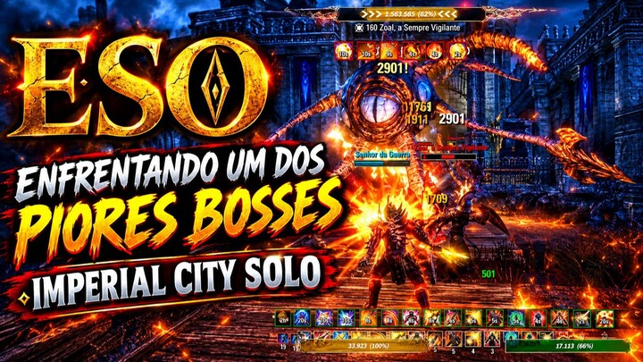 ESO Enfrentando um dos piores bosses Imperial city solo