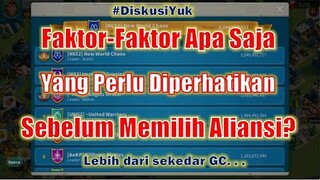 Faktor-Faktor Apa Saja Yang Perlu Dipertimbangkan Dalam Memilih Aliansi? Rise of Kingdoms Indonesia
